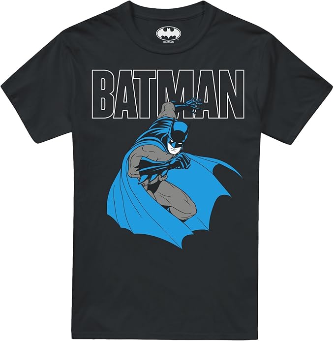 dc comics 男孩蝙蝠攻击图案 t 恤