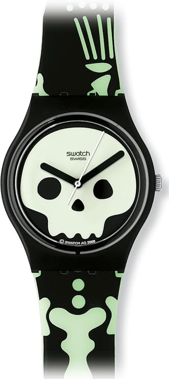 swatch james bond 007 baron samedi live and let die 男士手表 gb