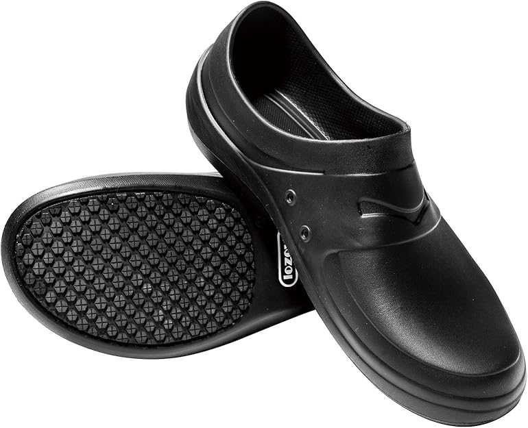 lozoye 厨师鞋男士防滑鞋餐饮服务厨房花园木屐防滑工作鞋