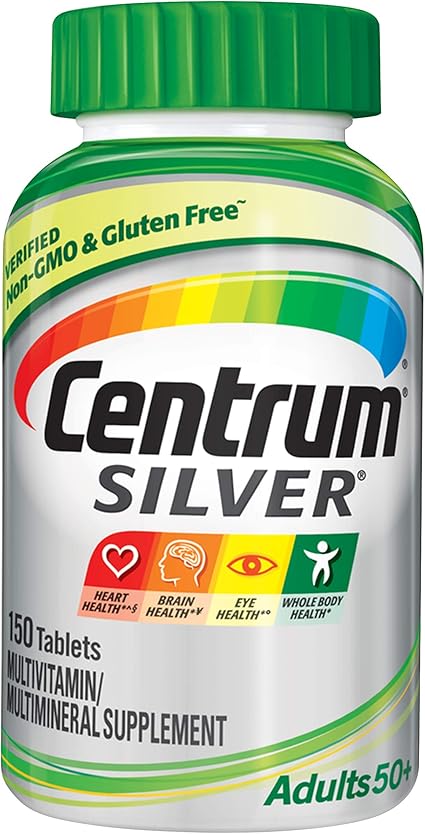 Centrum 善存50 岁以上成人复合维生素 多种矿物质补充剂 维生素d3 亚马逊中国 个护健康