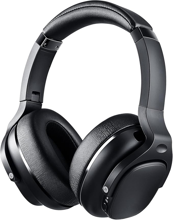 qisebin e9 主动降噪耳机蓝牙耳机无线头戴式耳机带内置麦克风,可实现