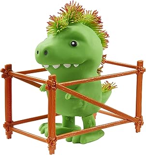 jiggly pets 雷克斯恐龙,互动恐龙玩具,带动作和声音电子宠物,霸王龙