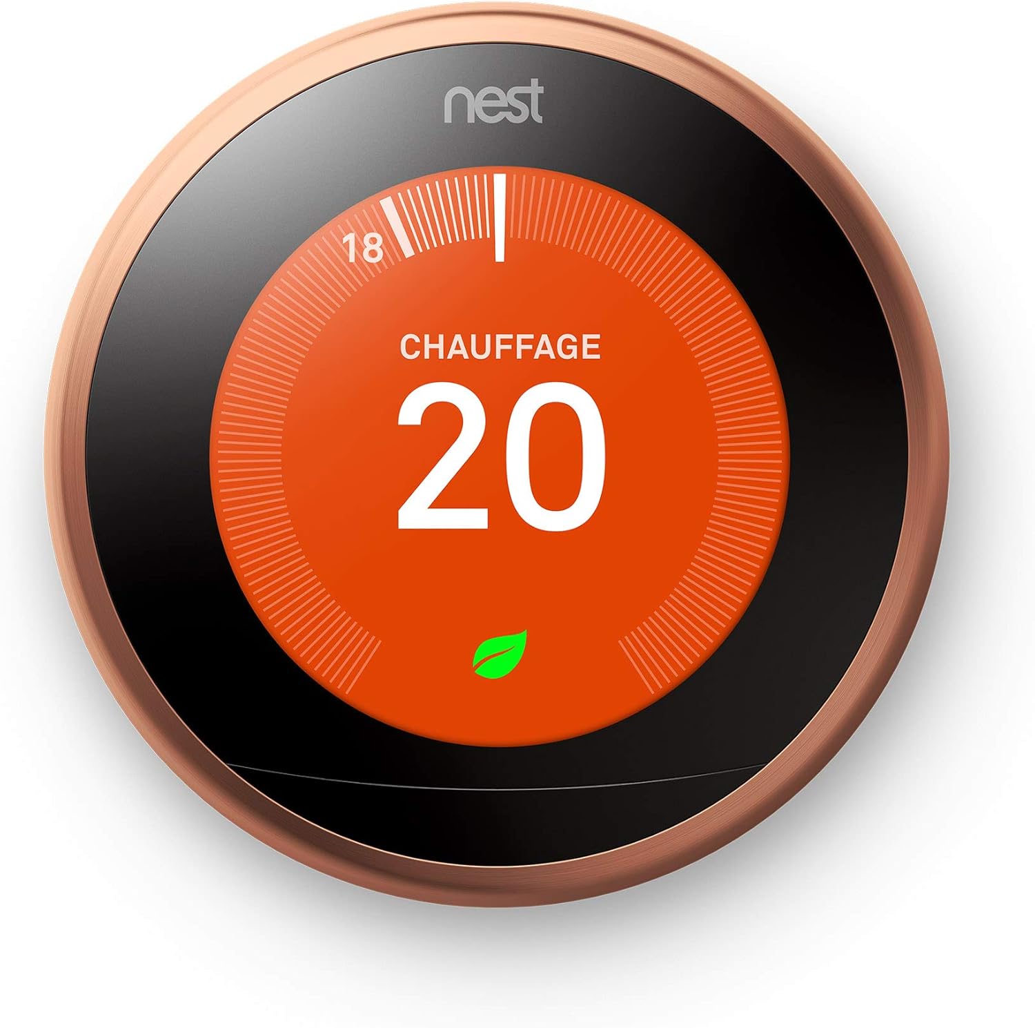 nest google 恒温控制器,第3代,铜色