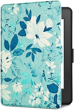 柏图适配kindle Paperwhite保护套 适用于1代 2代 3代 Kpw3保护皮套全新kindle Paperwhite3保护 套翻盖休眠亚马逊电子书阅读器轻薄保护壳文艺清新可爱彩绘 内附贴膜套装 K5 09 青花锦瑟 价格报价图片评测多少钱
