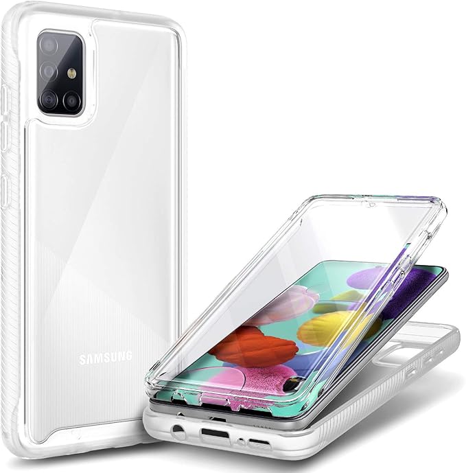e-began 三星 galaxy a21s(不适合 a21),全身保护坚固哑光防撞保护套