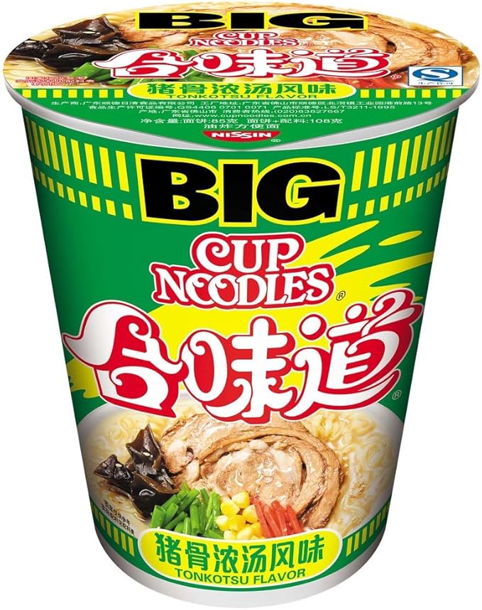 cupnoodles 合味道 大杯面 整箱12杯 (猪骨浓汤味)