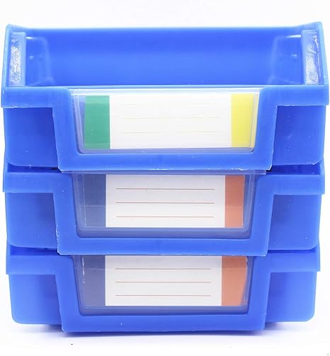 12 件装蓝色钉板箱 钉板硬件零件存储工艺整理器样品房间整理器钉板工作台箱配件 蓝色12 件 亚马逊中国 家居
