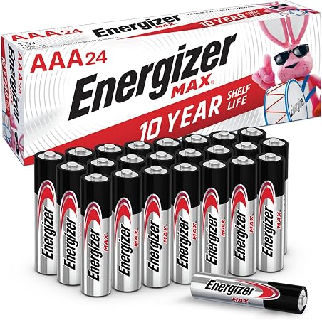 Energizer a 电池 最大aaa碱性电池 24 件 亚马逊中国 个护健康