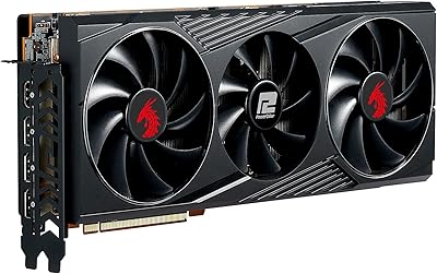powercolor 红龙 amd radeon64rx 6800 xt 游戏显卡,16gb gddr6内存