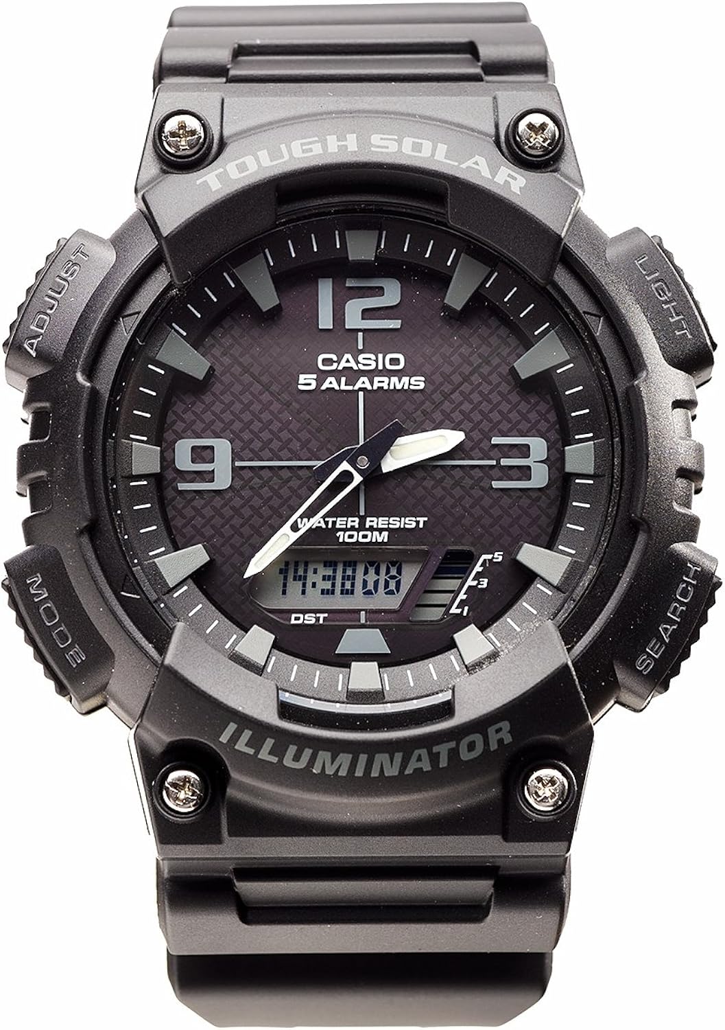 casio 卡西欧 光动能中性手表 aq-s810w-1a2vdf