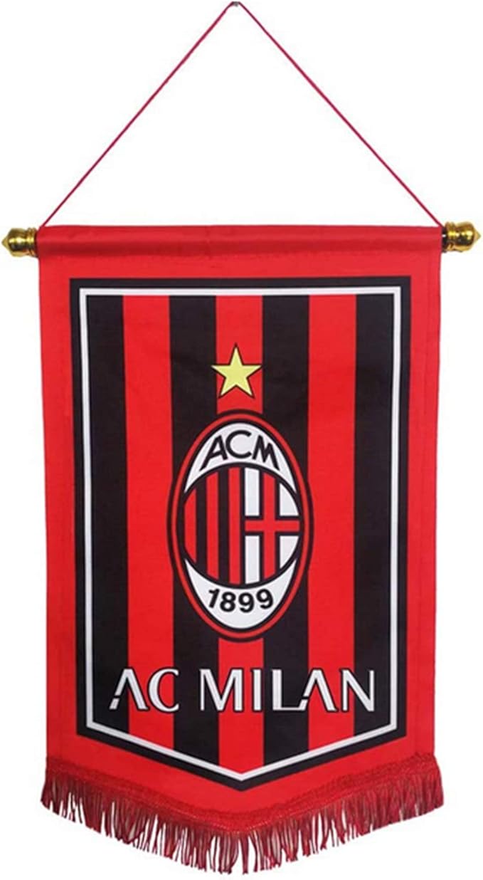 旗挂在室外或室内,用于卧室/俱乐部/酒吧/活动/粉丝商品足球 ac 米兰
