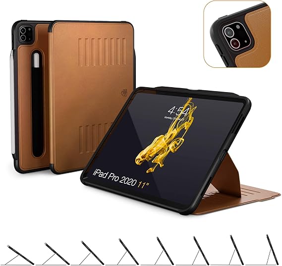ZUGU CASEThe Alpha Case 2020 iPad Pro 11 英寸*二代（新型号） 非常保护但薄 + 方便的磁性