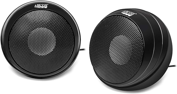 adesso xtream s4 usb 桌面音箱 5w x 2 黑色