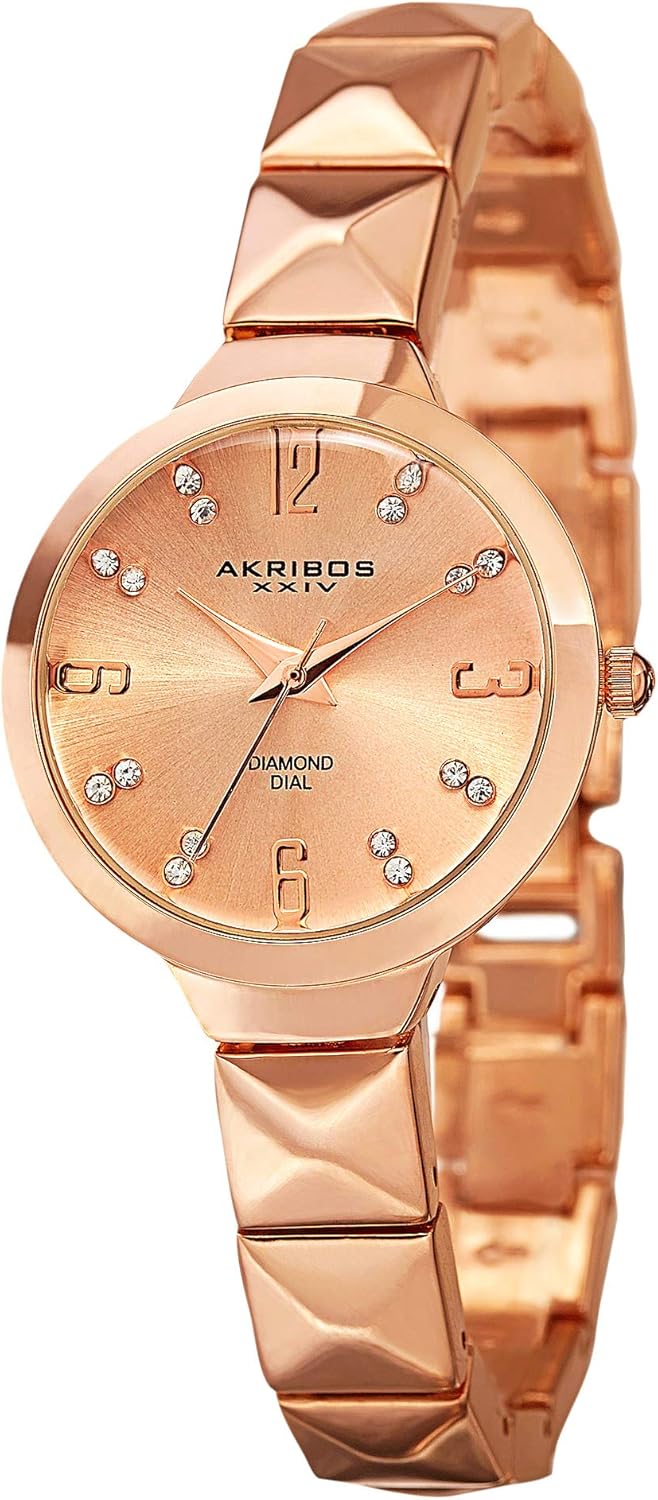 akribos xxiv 美国品牌 石英女士手表 ak793