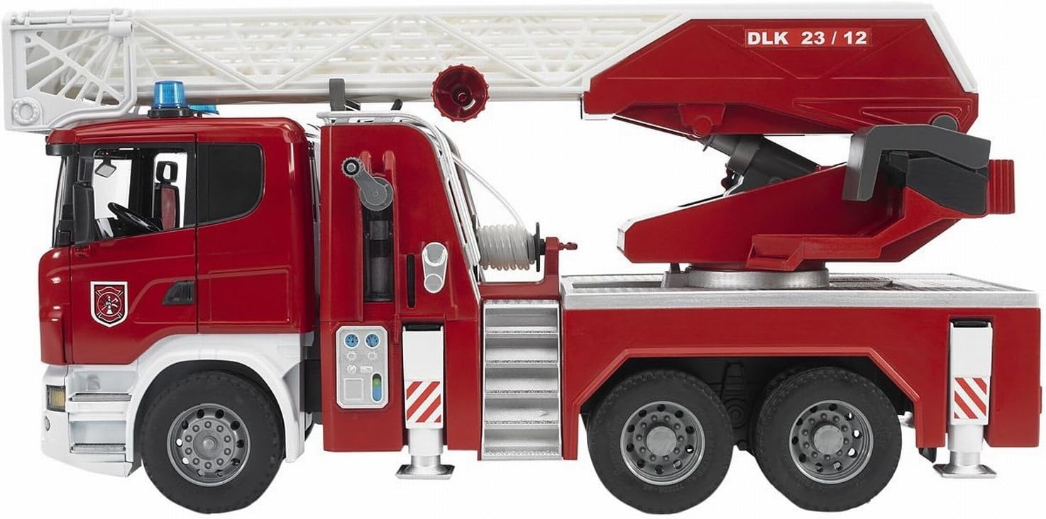bruder scania r 系列消防车模型 带水泵