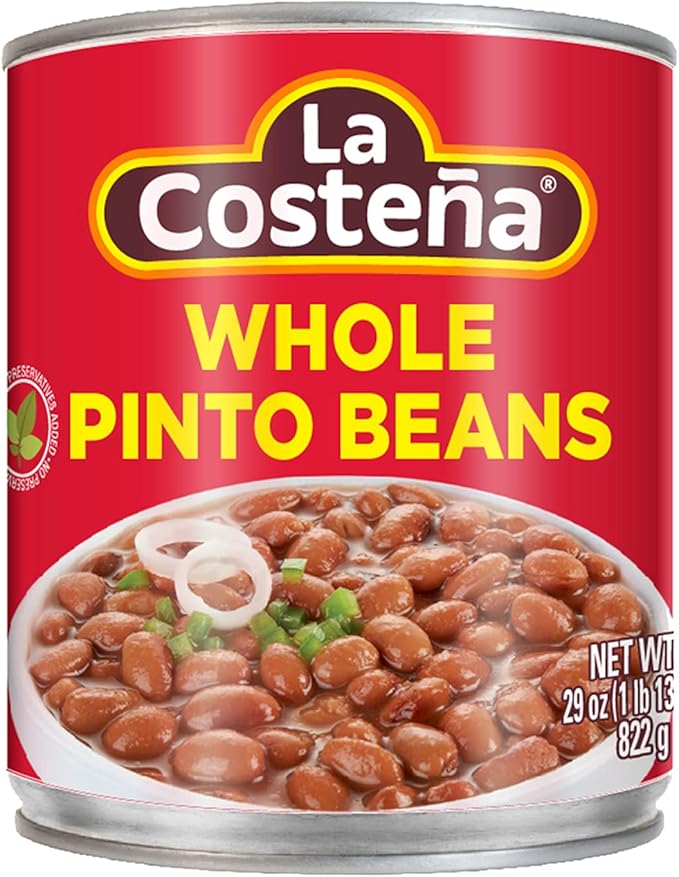 la costena whole pinto beans, 29 ounce (pack of 12)