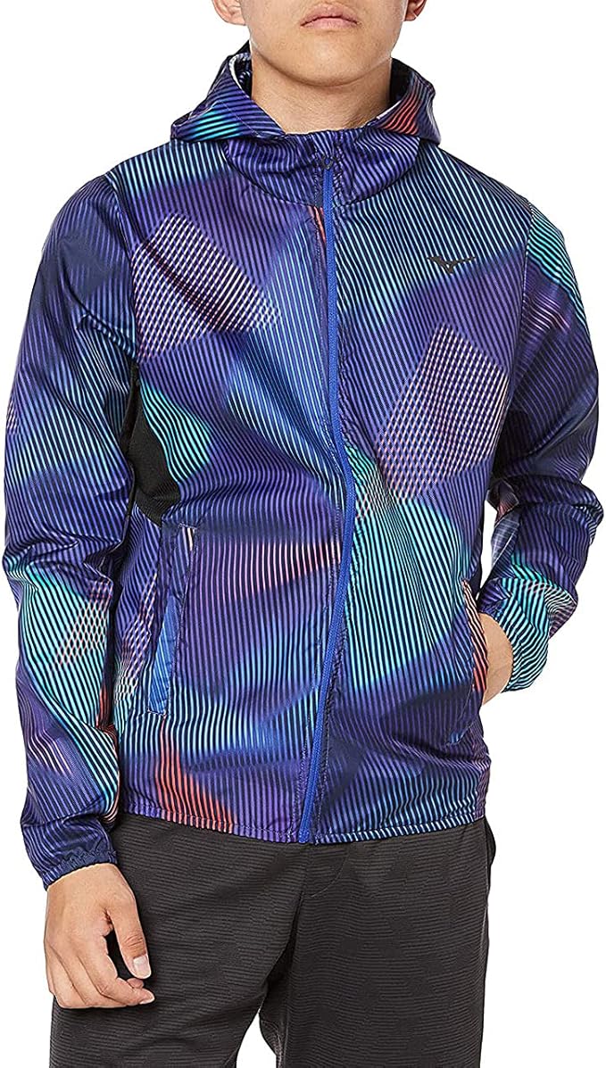 mizuno 美津浓 跑步服 防风衬衫 j2me0021 男士