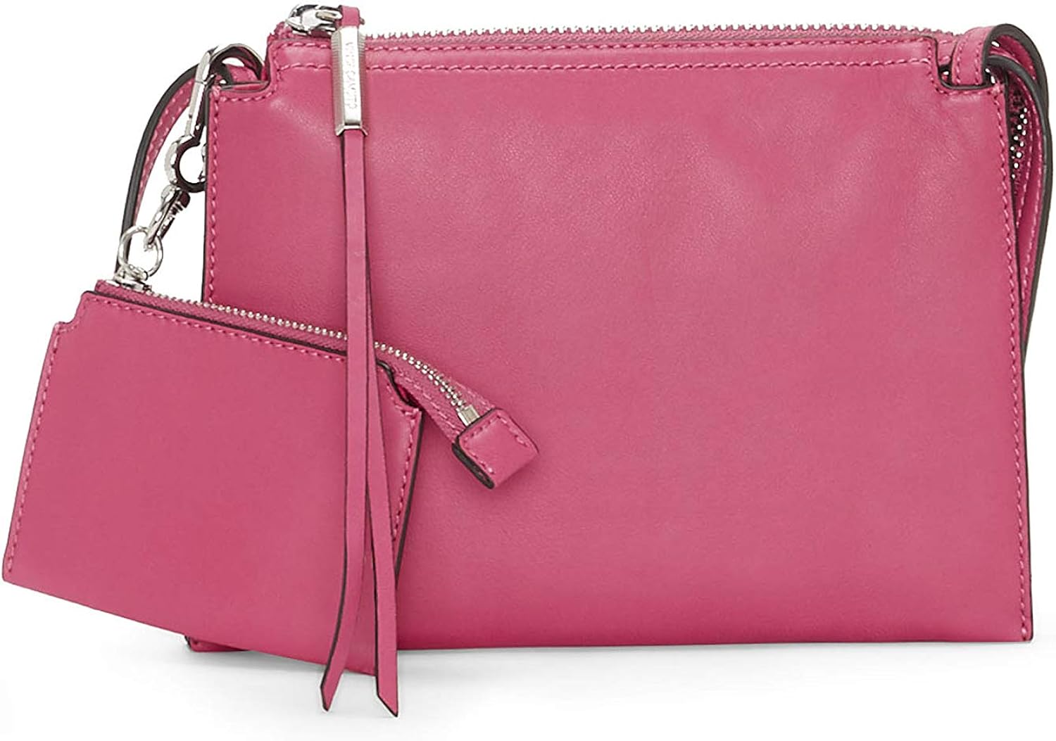 vince camuto erica 斜挎包 vivid pink m small : 亚马逊中国: 服饰
