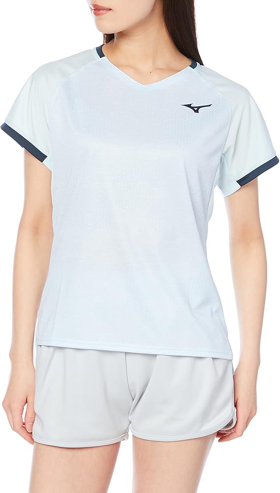 mizuno 美津浓 羽毛球服 比赛衫 吸汗速干 dynamotion fit 72ma2202