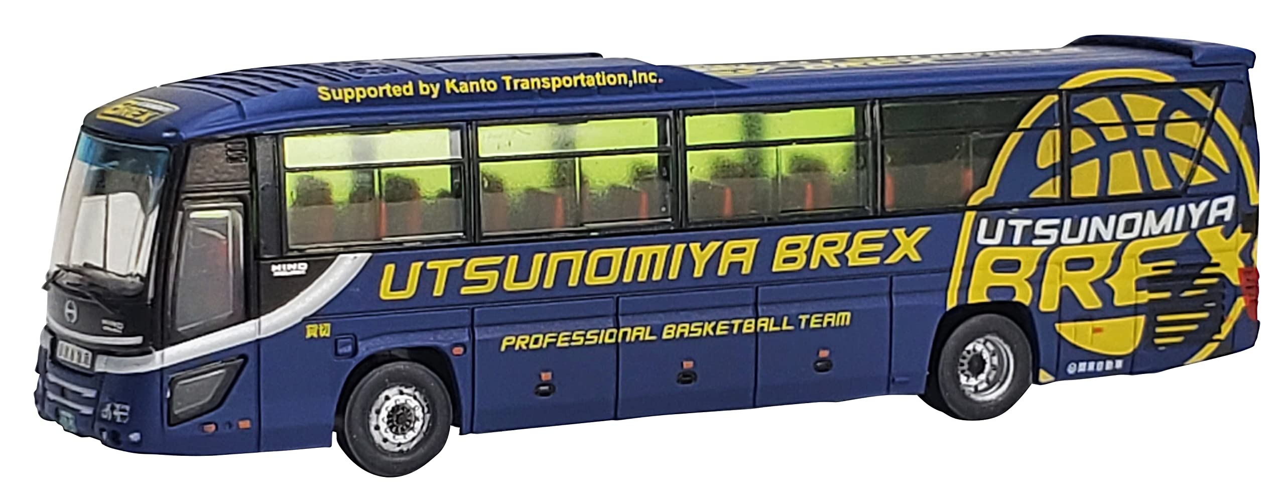 The Bath Collection Bus Collection Kanto Motor Utsunomiya Blackx team bus diorama supplies 047