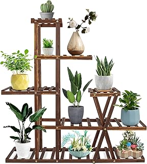 花架 花盆 花架 育苗盘 家居装修 亚马逊