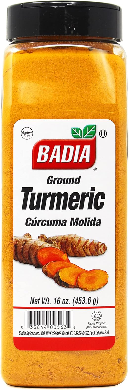 Badia 姜黄粉 16 盎司 452 8克 亚马逊中国 食品