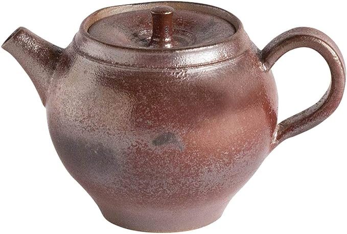 万古烧 茶壶 小 100毫升 太仙作 铁釉 日本制造 k28-31-81