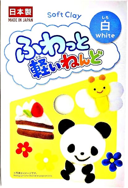 Yachiyo Daiso 软粘土轻质蓬松包装 1 套 白色 亚马逊中国 办公用品