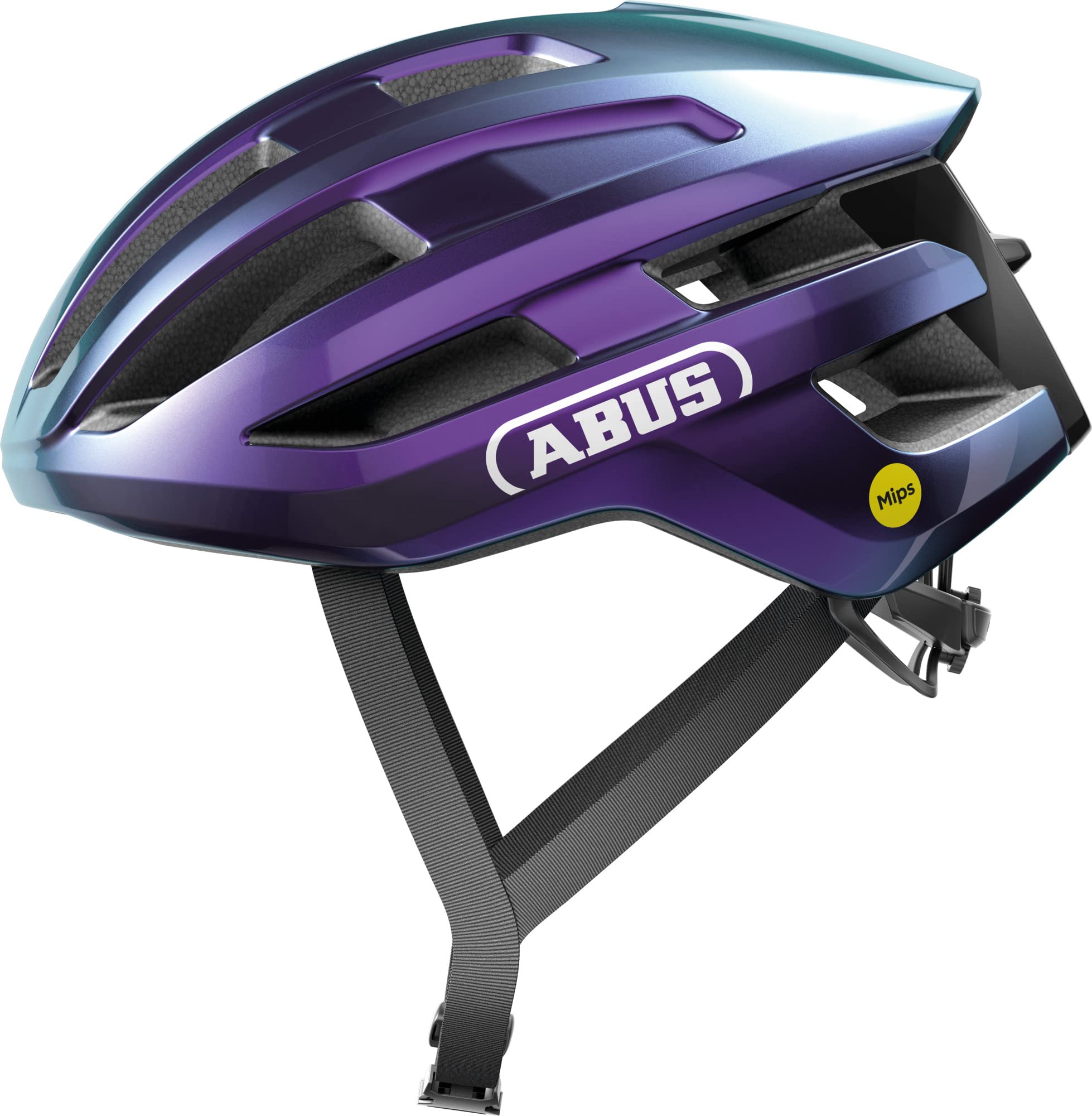 ABUS Rennradhelm PowerDome MIPS - Leichter Fahrradhelm mit cleverem Beluftungssystem und Aufprallschutz - Made in Italy - fur Damen und Herren