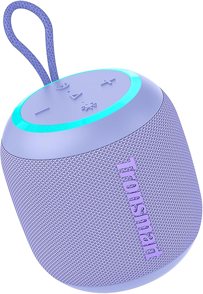 tronsmart t7 迷你紧凑型便携式蓝牙音箱带灯光,立体声,蓝牙 5.