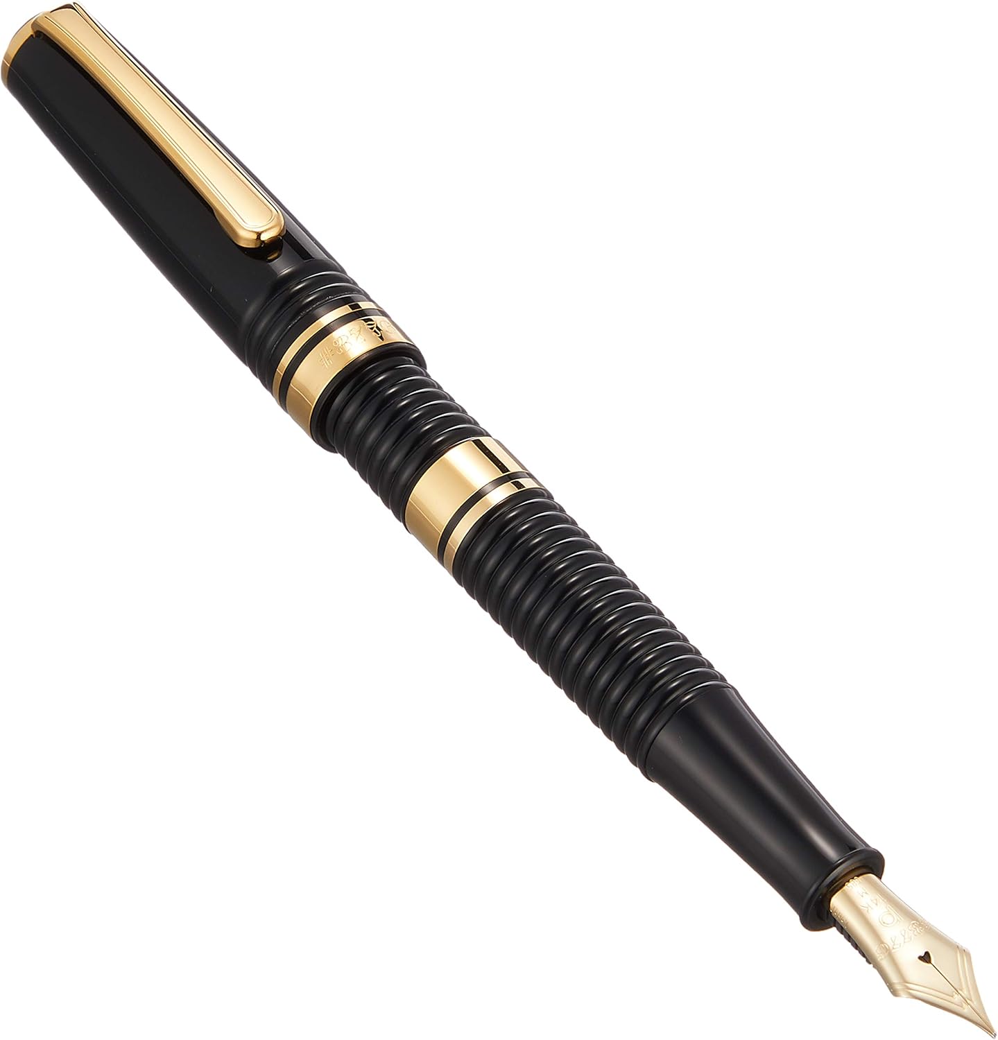 platinum 日本白金 螺旋杆高档14k金钢笔ptb-20000g #1 黑杆中字