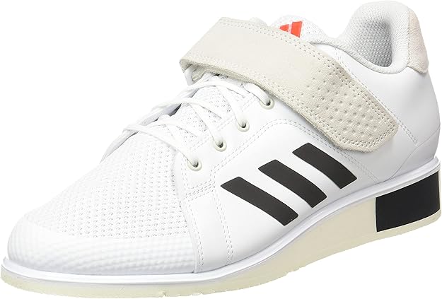 adidas 阿迪达斯 power perfect iii 东京男士举重举重鞋白色/黑色