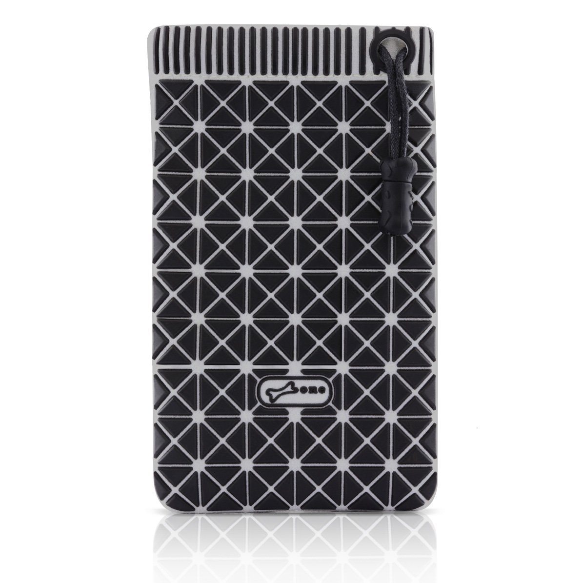 Bone Collection Cell Phone Soft Bag Case - Retail Packaging - Black