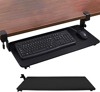 sand daily clamp 键盘托盘,可调节人体工程学设计,易于与桌面下滑动