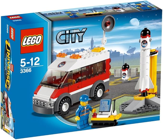 lego 乐高 城市组 市系列 卫星发射台 3366 : 亚马逊中国: 玩具和游戏