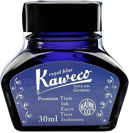 Kaweco 宝蓝色墨水杯30 毫升i 高品质高品质墨水 适用于墨水瓶i 钢笔 简单的设计和kaweco 质量印章i 皇家蓝书写墨水 亚马逊中国 办公用品