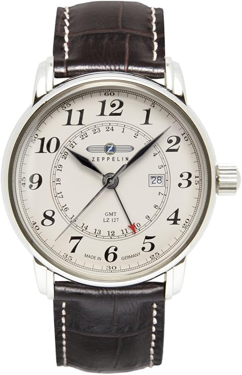 zeppelin 齐柏林飞艇 lz 127 graf zeppelin系列石英男士手表 7642-5