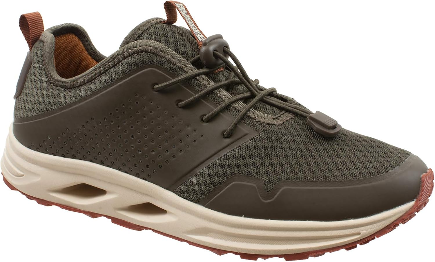 rugged shark 男式水鞋 运动 主动排水 wavecrest 速干 步行 慢跑