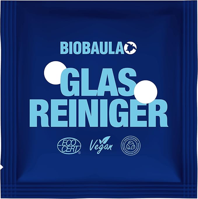 biobaula 生态玻璃清洁剂标签 - 单个包装