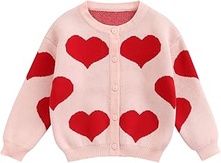 女童冬季外套绒球纽扣针织毛衣开衫儿童长袖保暖夹克外套