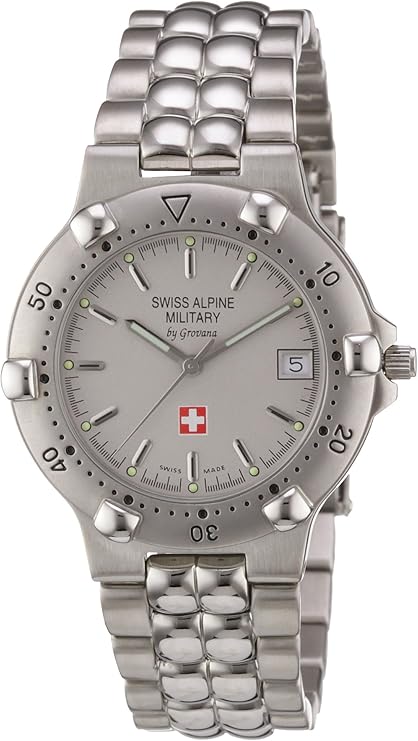 swiss alpine military 男士手表 xl 模拟不锈钢 1505.1138sam