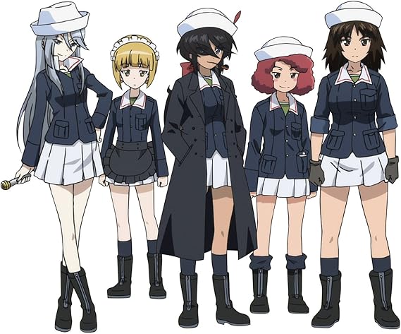 Platz 少女与战车 终章大洗女子学园鲨鱼小队手办套装1 35比例无发泡聚氨酯制未涂装套装gpf 29 玩具 亚马逊中国