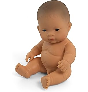 25 英寸符合解剖学原理的新生儿娃娃,亚洲男孩