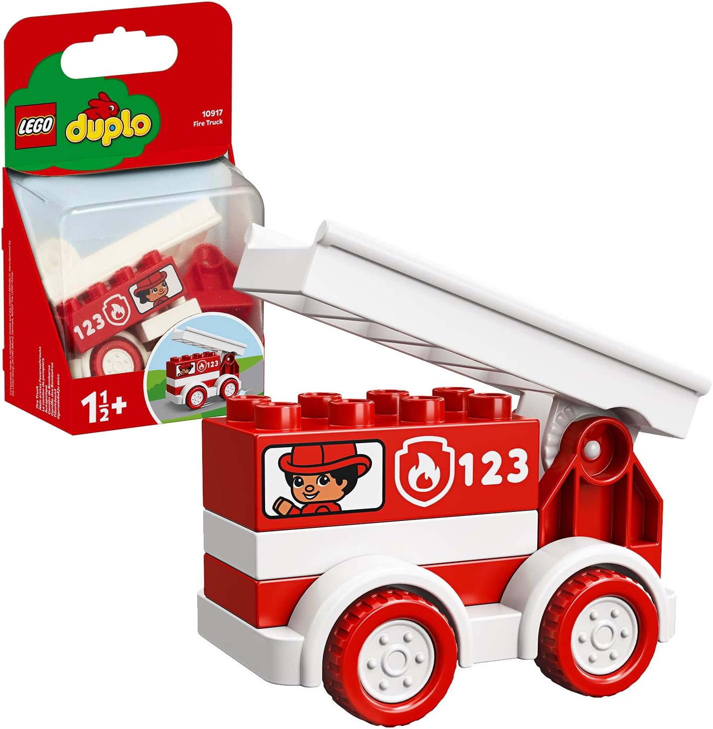 Lego Duplo My First 消防车玩具 消防车起动器套装 适合1 5 岁幼儿 玩具 亚马逊中国