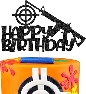 满 06300 元免运费gun happy birthday 蛋糕装饰,手枪生日蛋糕装饰