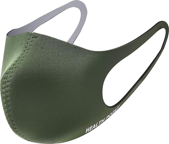 point(healthpoint) 运动用圆顶型立体加工 训练用 氯丁橡胶口罩 简约