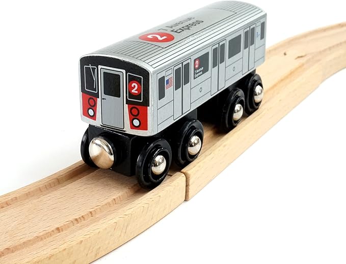 division/irt)2 列车/7 大道高速公路 - 儿童*测试木质玩具火车