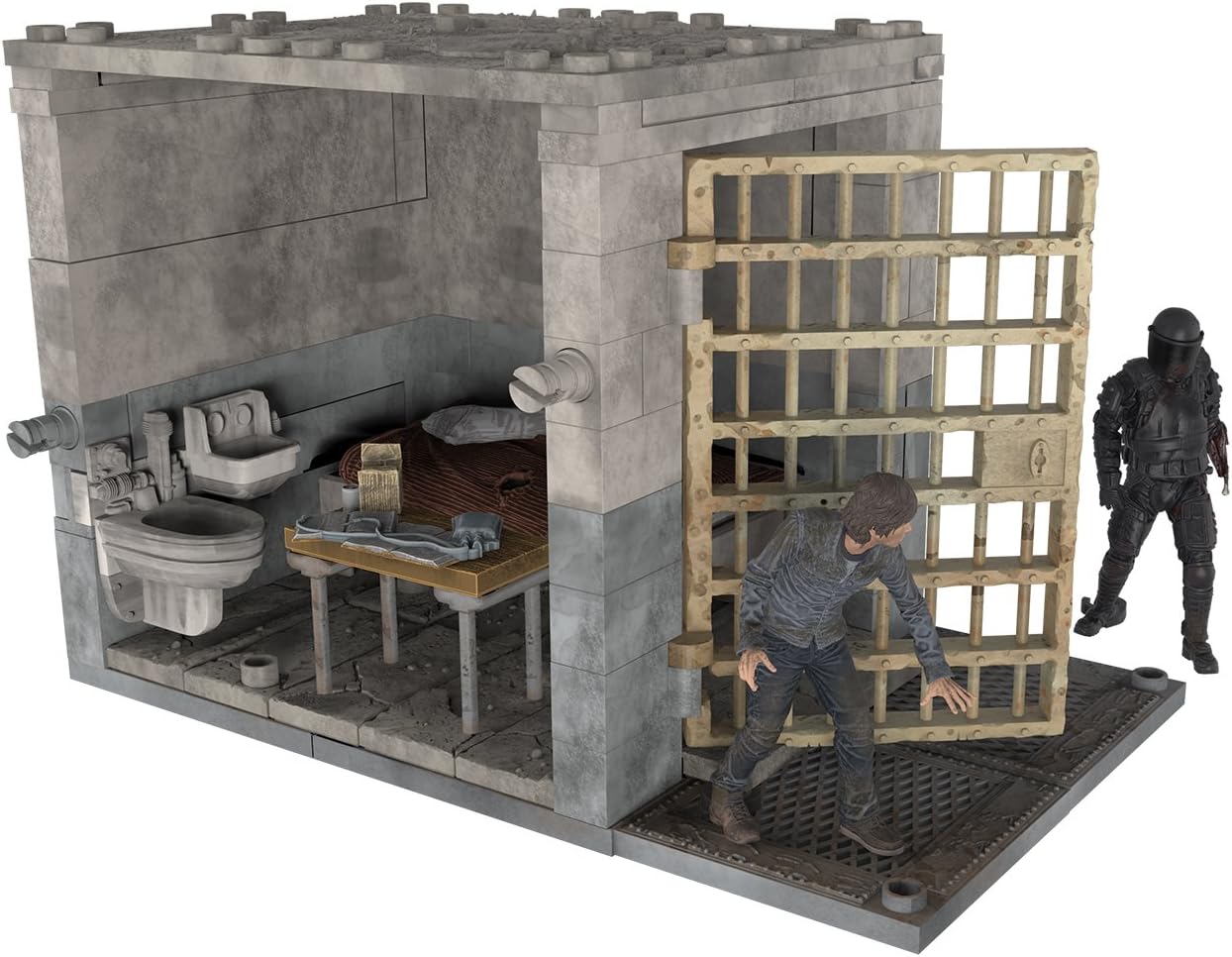 mcfarlane toys模型套装-电视剧《行尸走肉》地下监狱牢房套装 - 玩具