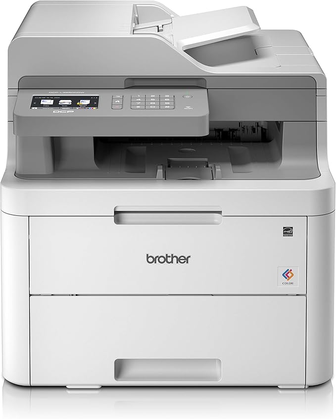 Brother 兄弟 DCPL3550CDW 彩色激光多功能设备(LED,彩色,WLAN,文档进纸,自动双