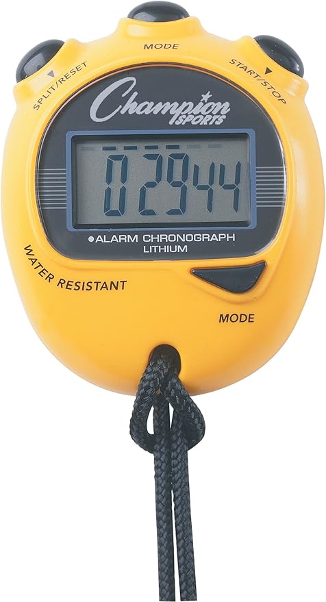 champion sports 大数字显示秒表 yellow (920yl)